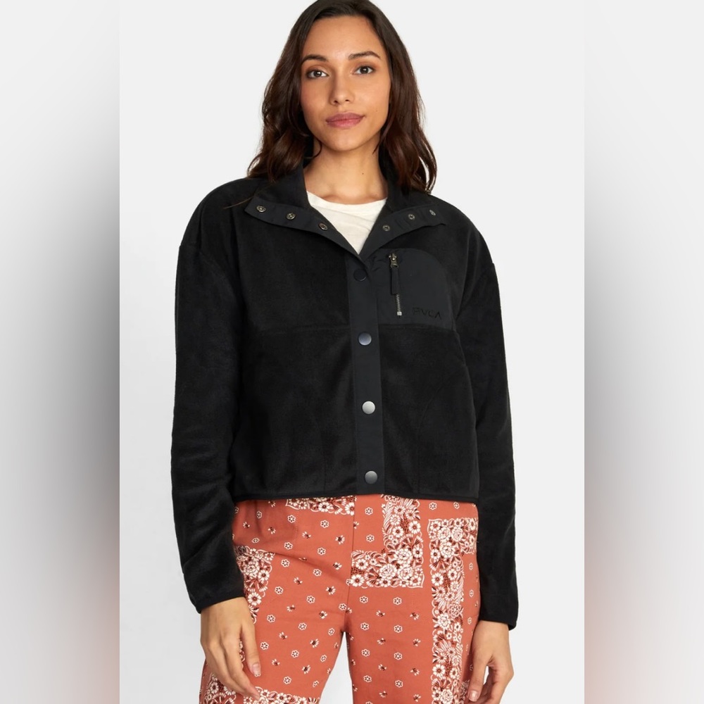 NWOT - RVCA Day Off Black Jacket